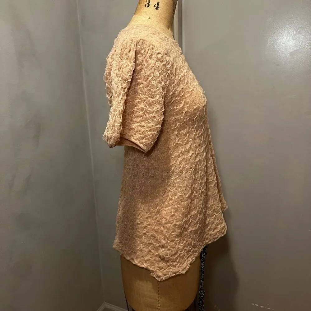 Zara Ruffled Puff Sleeve Blouse